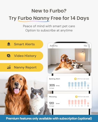 360 Degree Smart Pet Camera with Remote Monitoring
