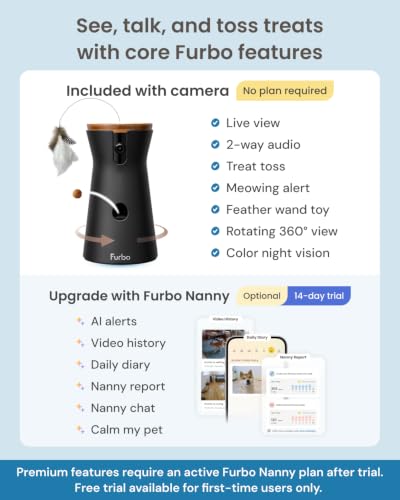360 Degree Smart Pet Camera with Remote Monitoring