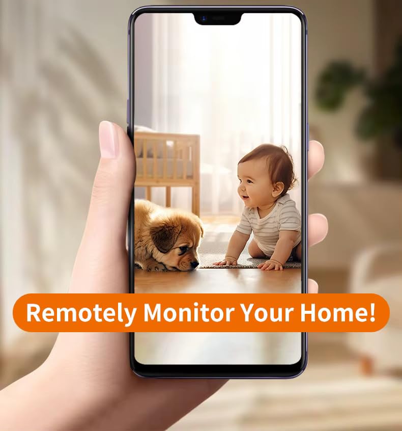 1080P Mobile Pet Camera with Two Way Audio and App Control