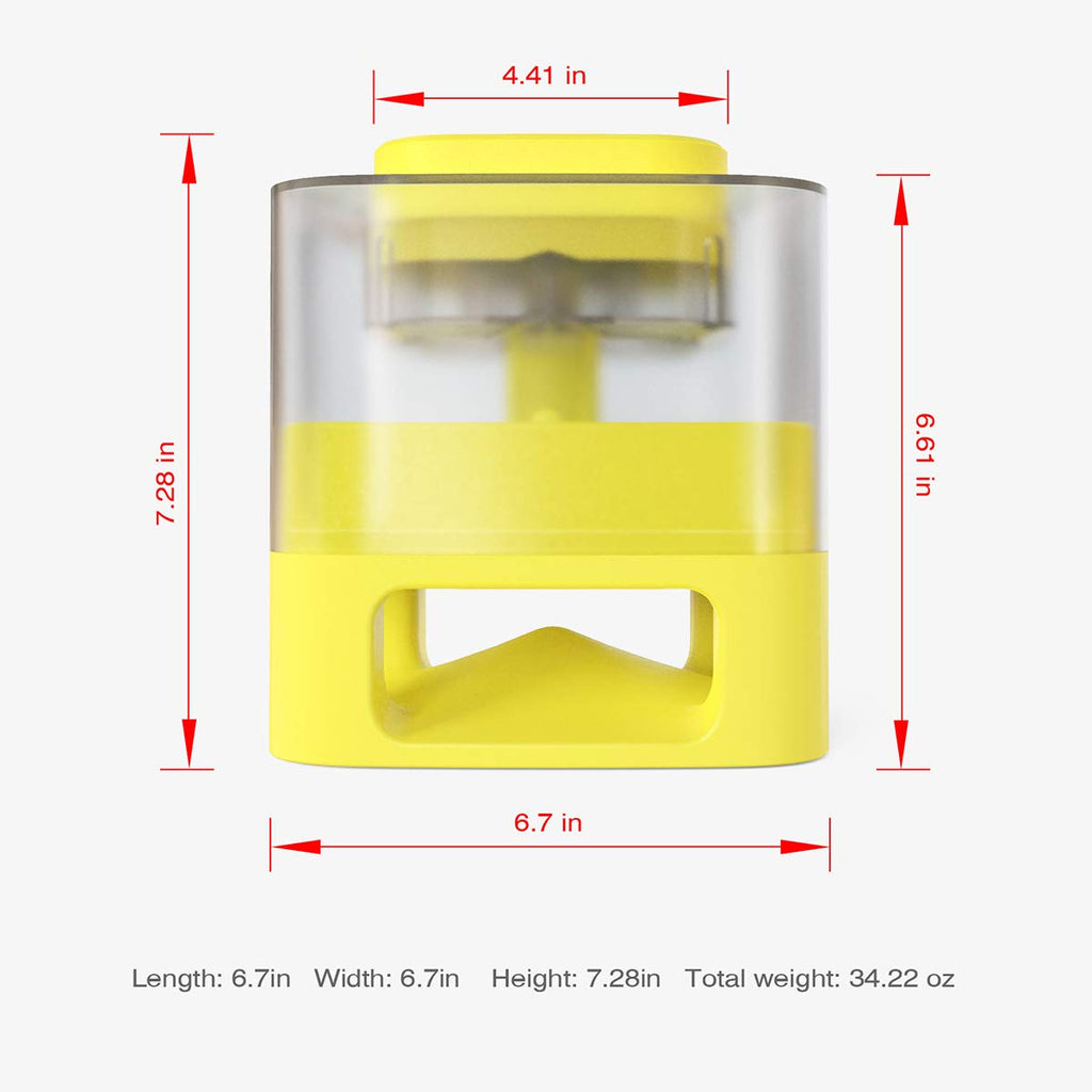 Interactive Dog Feeder with Button Trigger Treat Dispenser