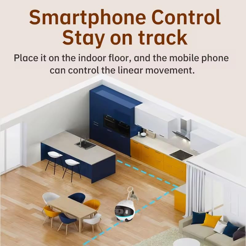 1080P Mobile Pet Camera with Two Way Audio and App Control