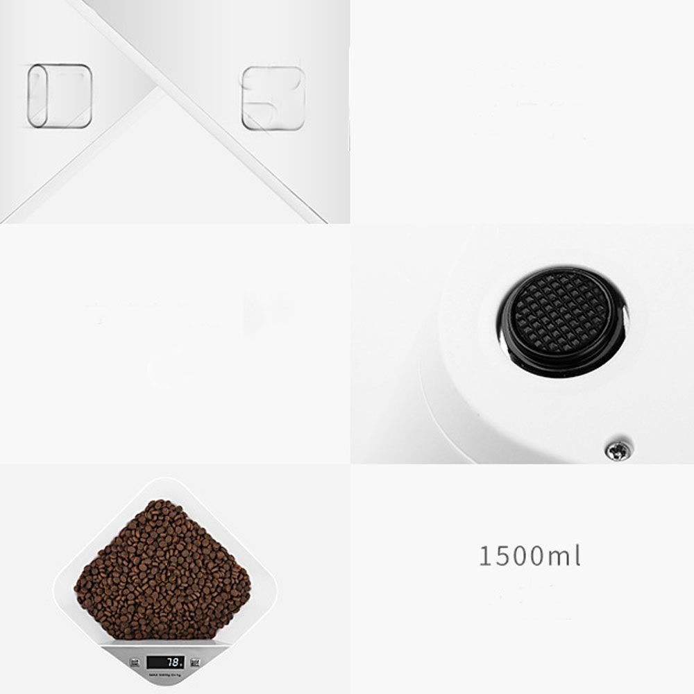 Portable Smart Weighing Pet Food Bowl for Cats and Dogs