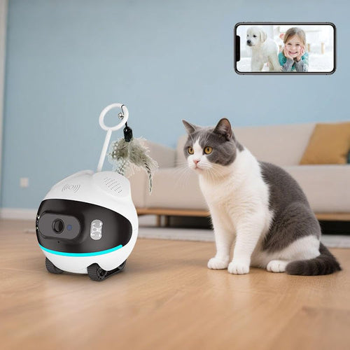 1080P Mobile Pet Camera with Two Way Audio and App Control