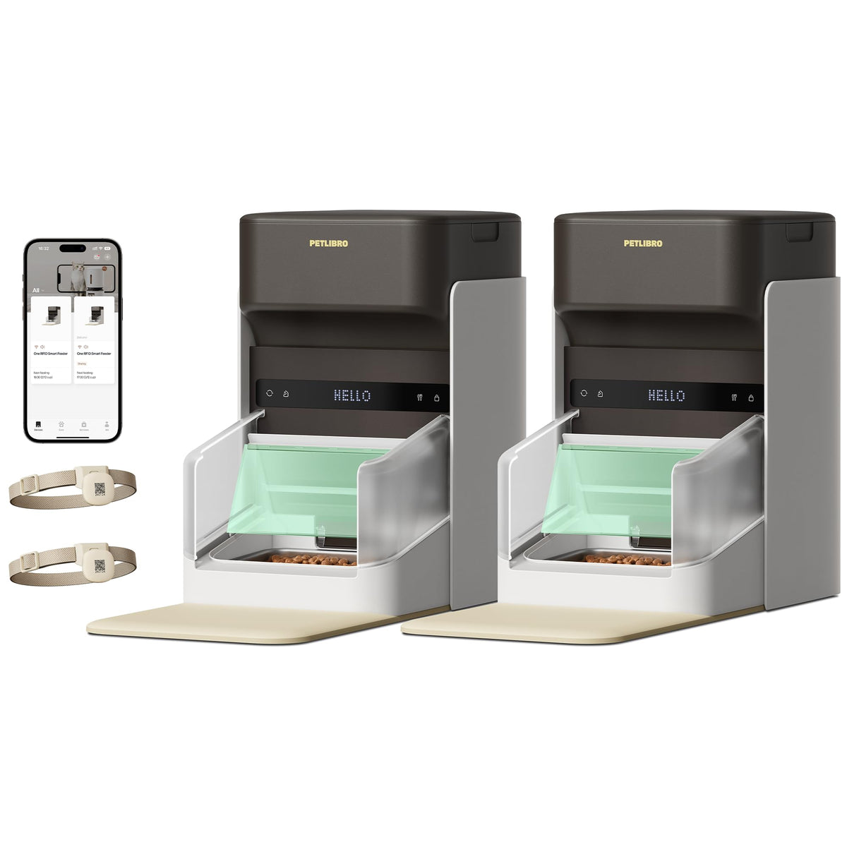 RFID Automatic Cat Feeder with Collar Tag Meal Access