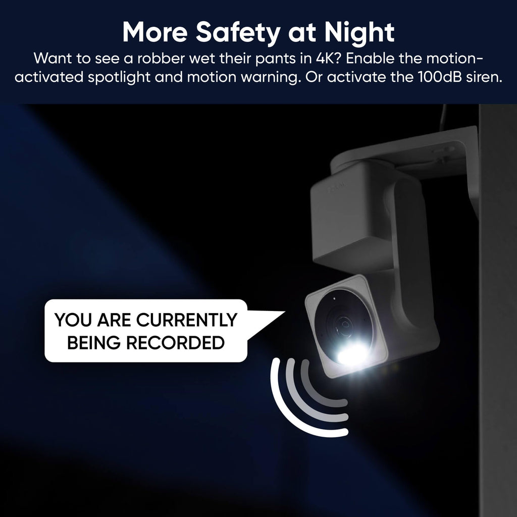 4K Smart Pan Security Camera for Indoor Pet Monitoring
