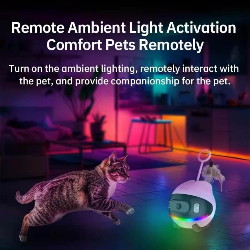 1080P Mobile Pet Camera with Two Way Audio and App Control