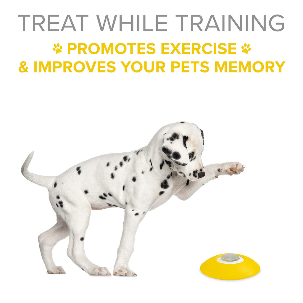 Remote Button Dog Treat Dispenser for Training and Memory Games