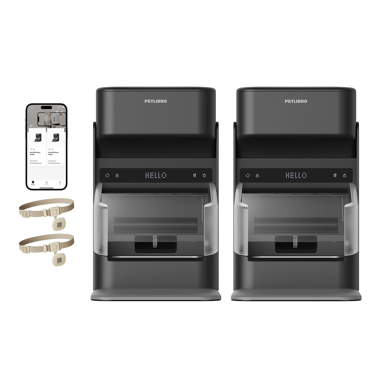 RFID Automatic Cat Feeder with Collar Tag Meal Access