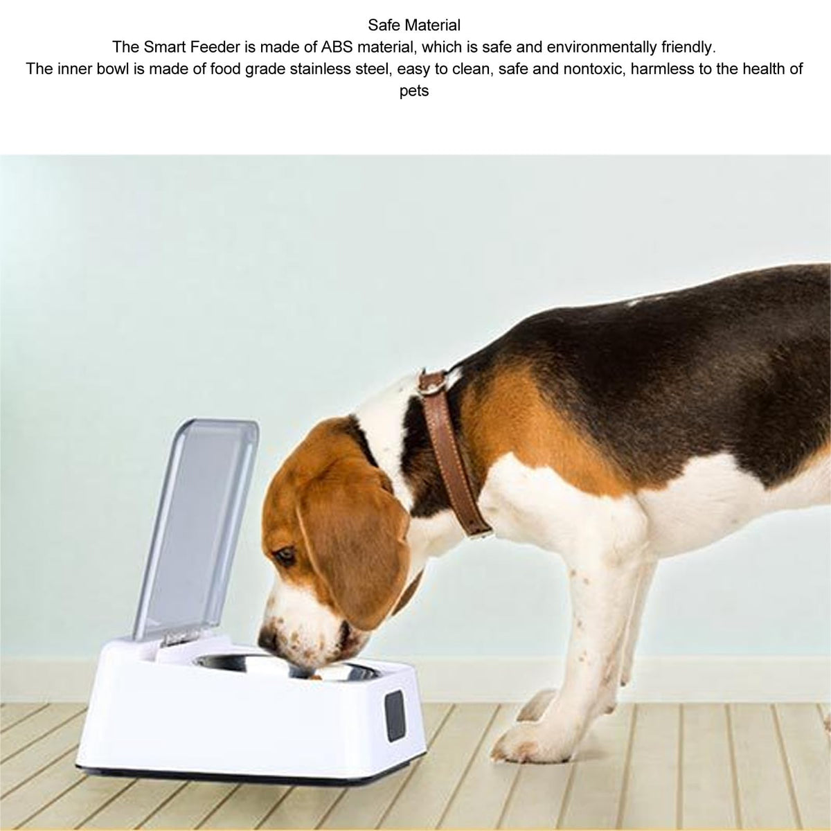 Automatic Pet Feeder with Infrared Sensor Lid and Display