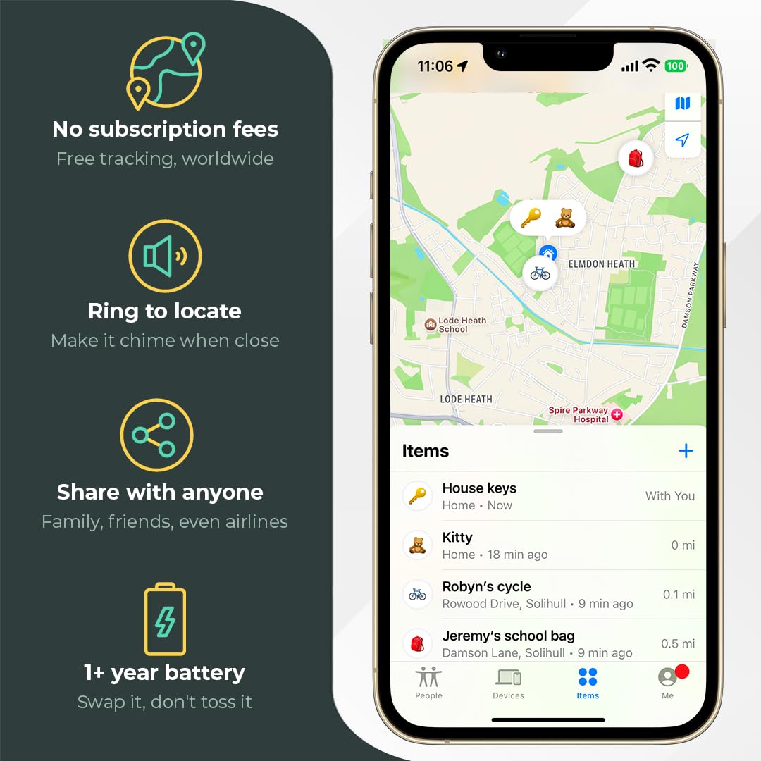Bluetooth Smart Tracker and Item Locator for Everyday Essentials