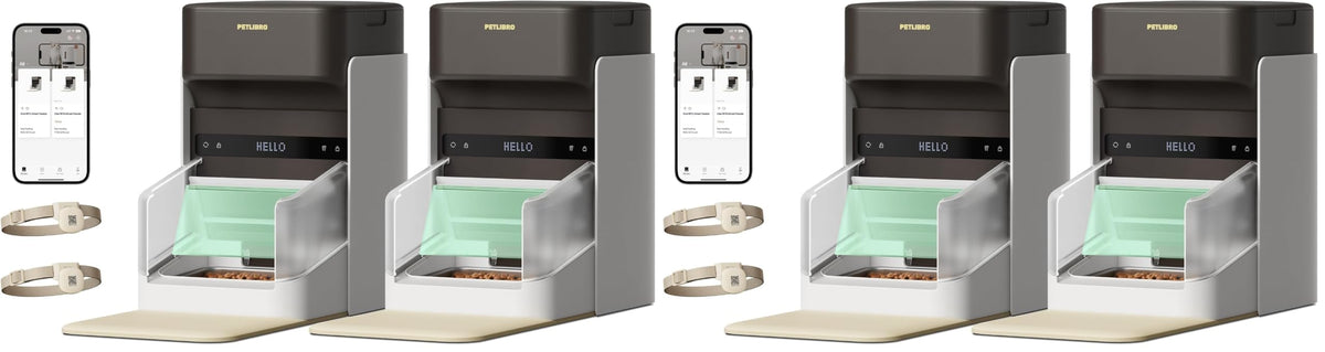 RFID Automatic Cat Feeder with Collar Tag Meal Access
