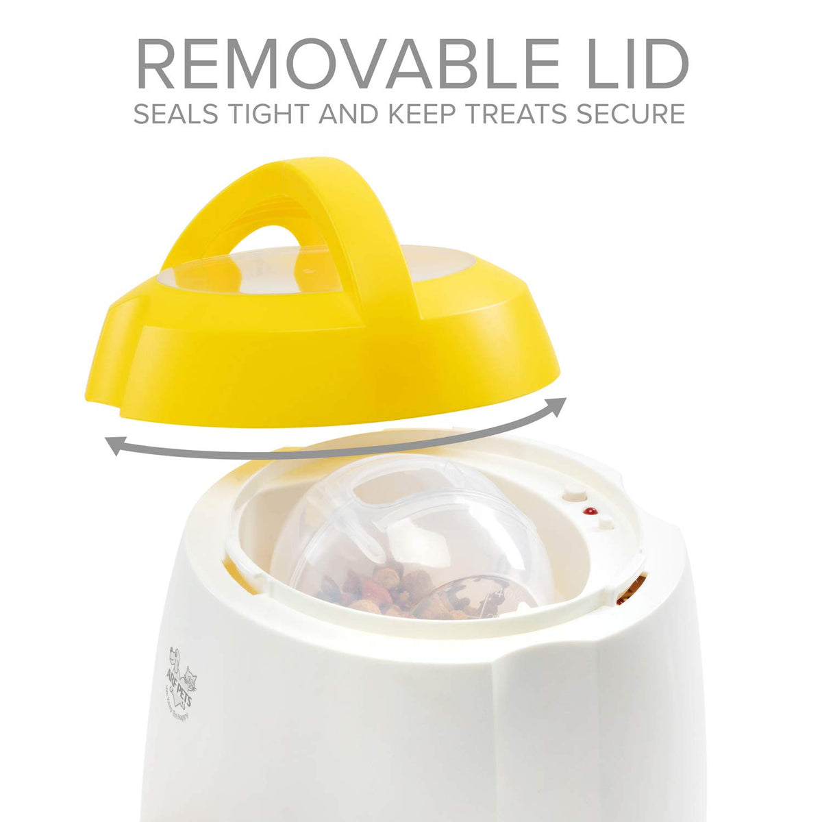 Remote Button Dog Treat Dispenser for Training and Memory Games