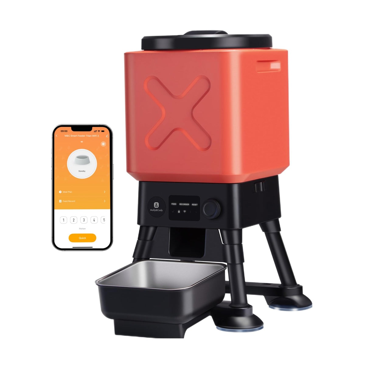 14L Large Capacity Automatic Dog Feeder for Large Dogs