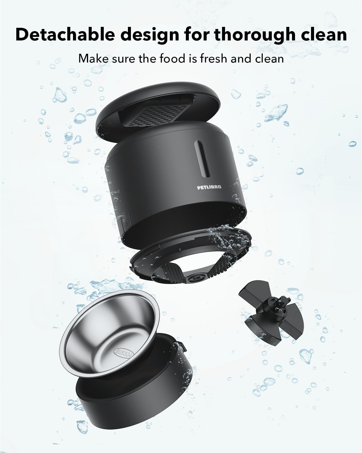Automatic Cat and Dog Food Feeder with Portion Control