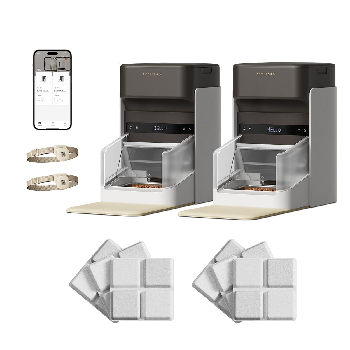 RFID Automatic Cat Feeder with Collar Tag Meal Access