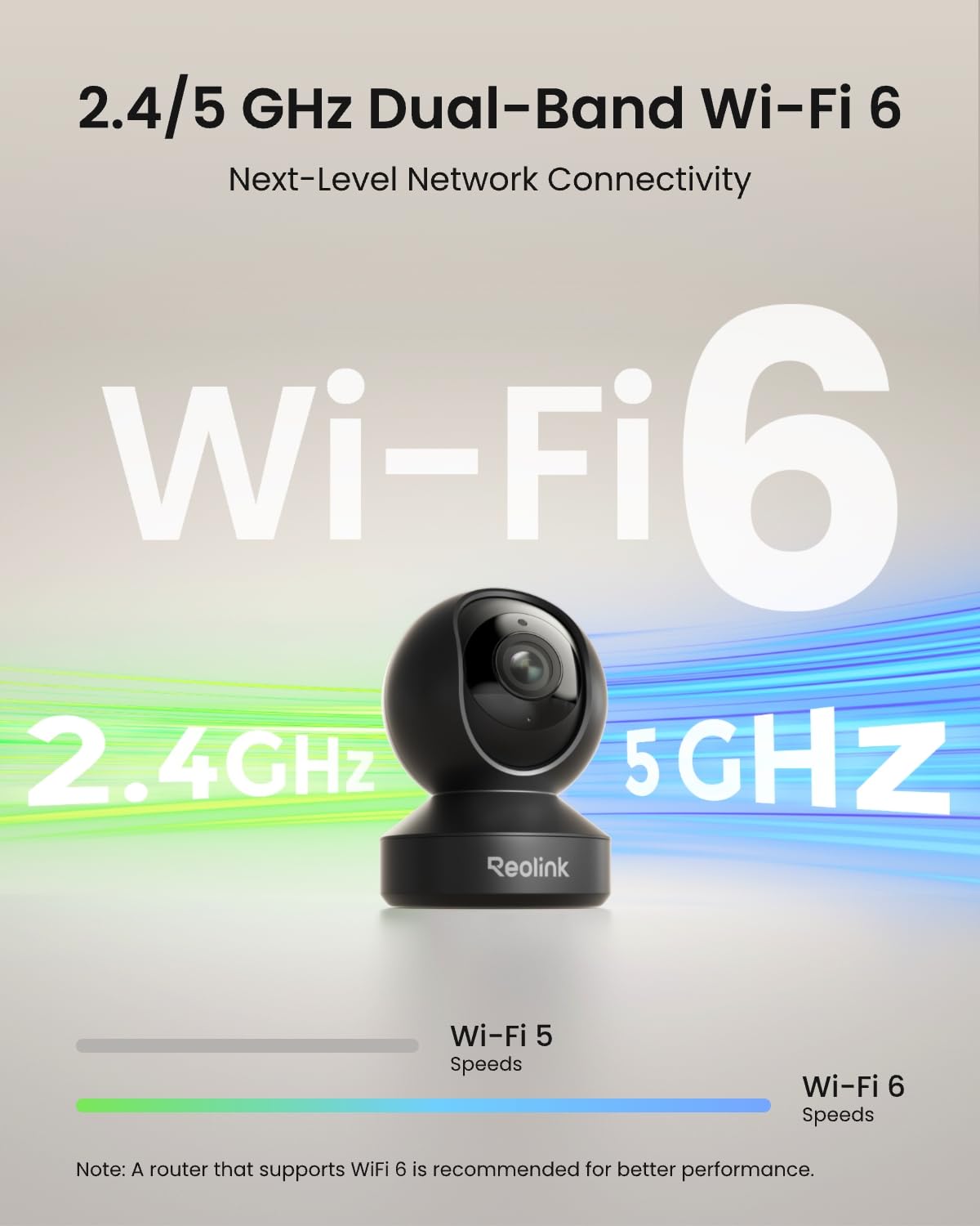 5MP Indoor Pet Camera with Optical Zoom and Auto Tracking