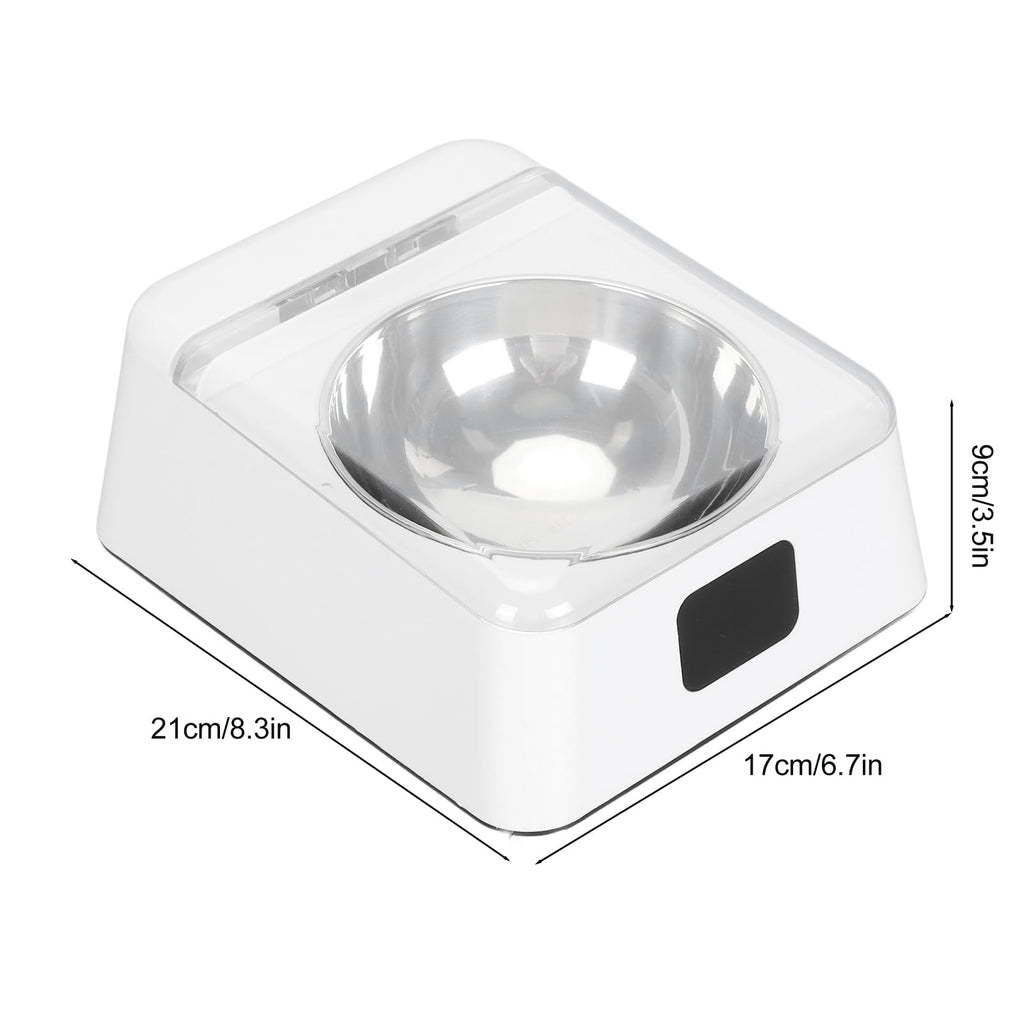 Automatic Pet Feeder with Infrared Sensor Lid and Display