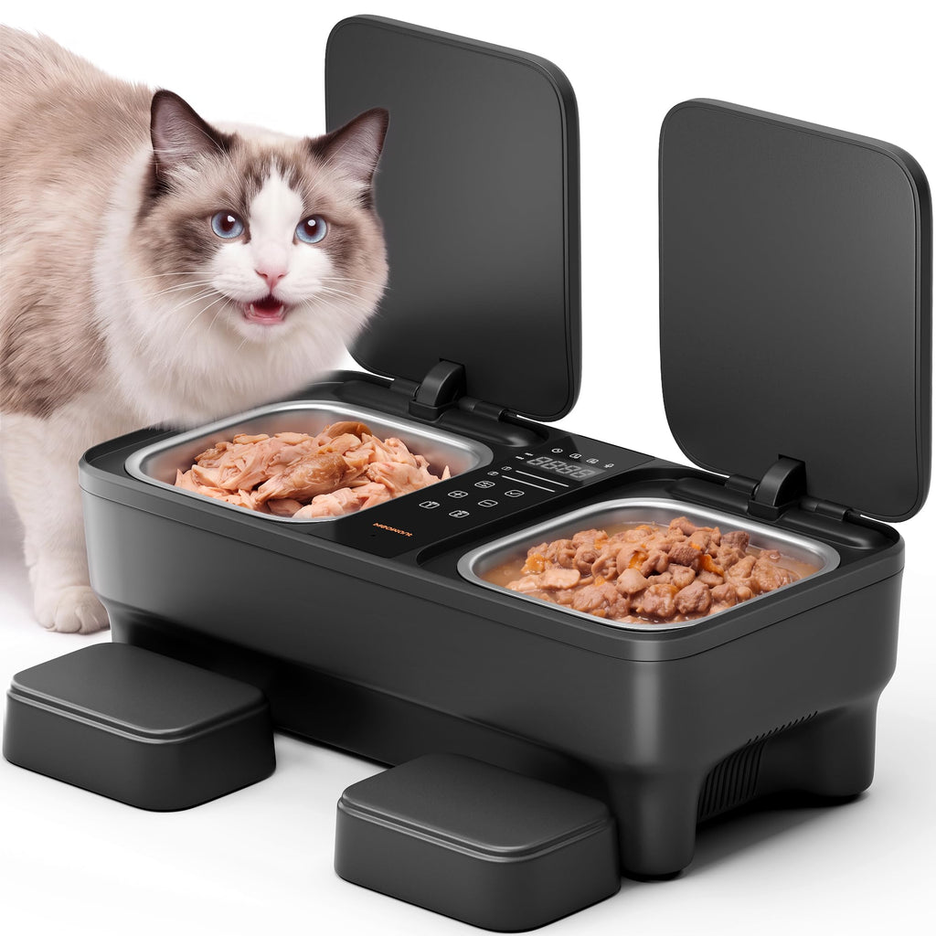 Automatic Wet Food Cat Feeder with Cooling and Preheating