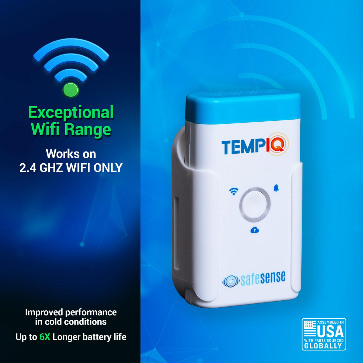 WiFi Temperature and Humidity Sensor with App Alerts