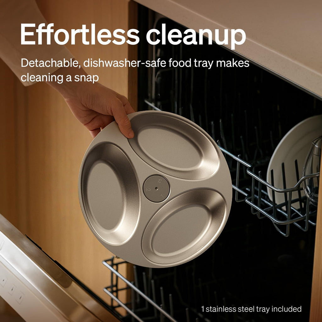 Automatic Wet Food Cat Feeder with Stainless Steel Bowl
