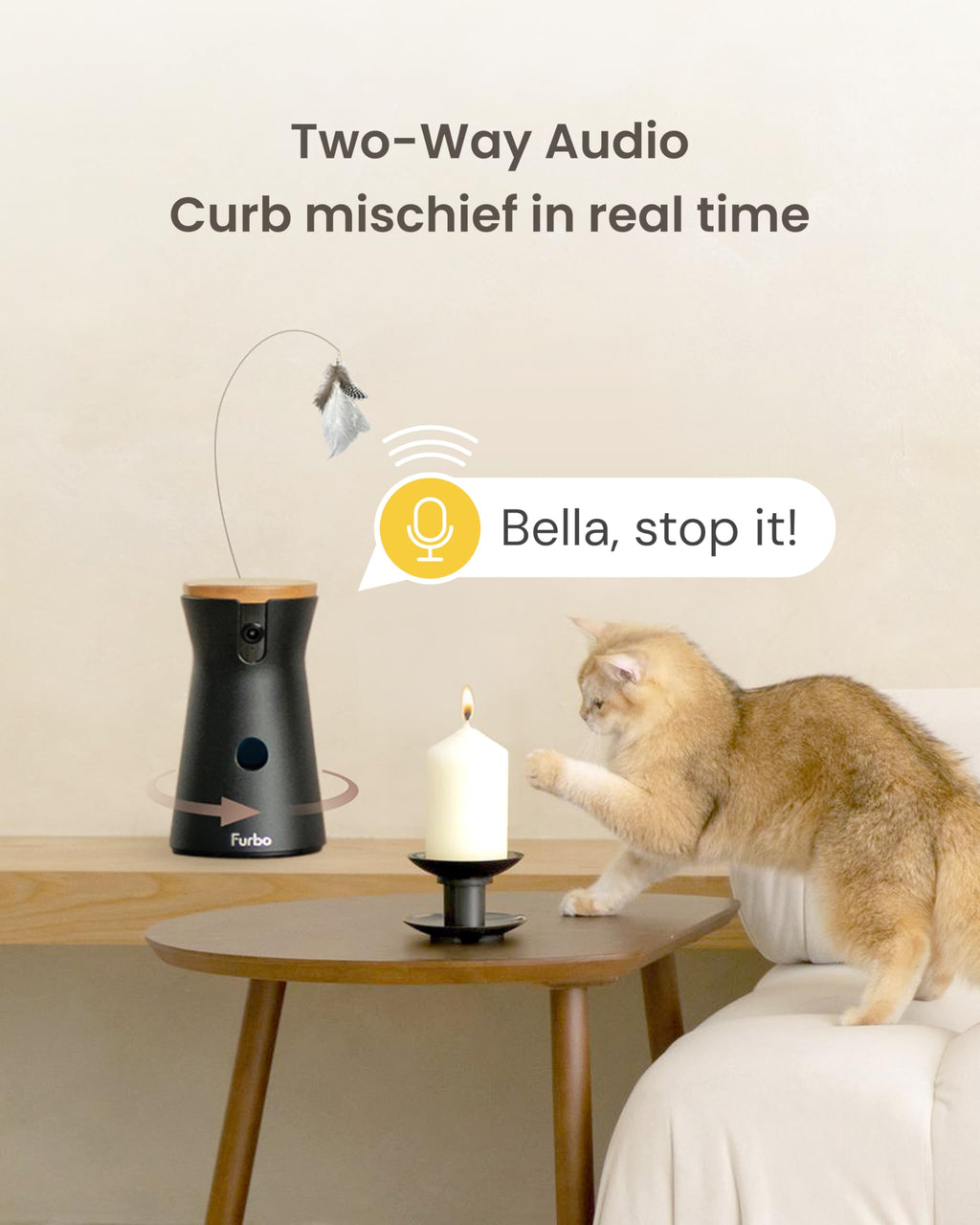 360 Degree Smart Pet Camera with Remote Monitoring