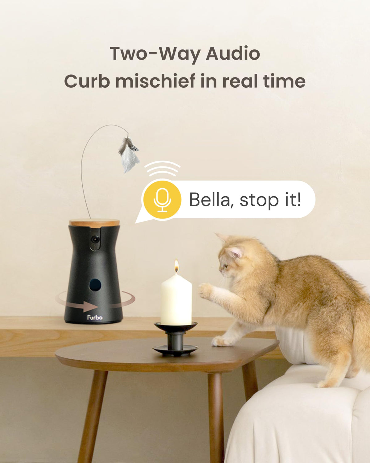 360 Degree Smart Pet Camera with Remote Monitoring