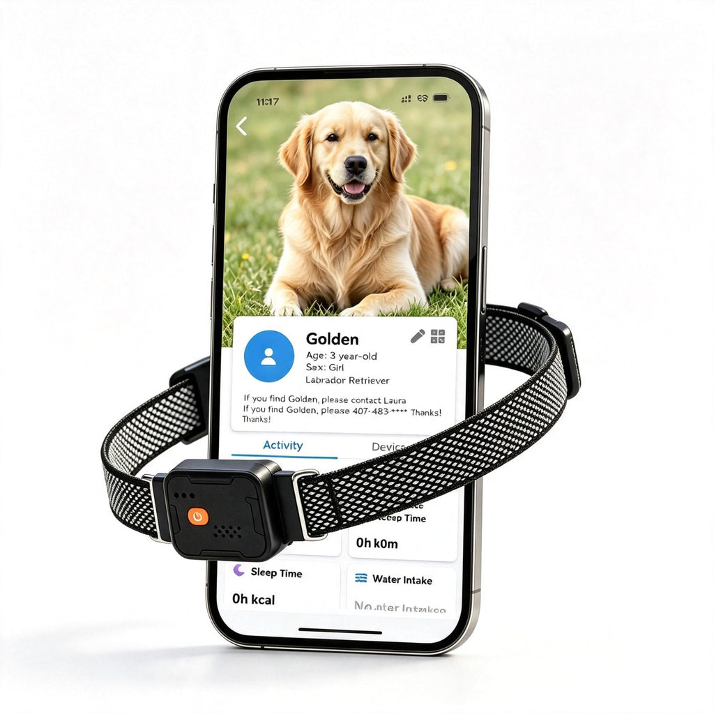 GPS Dog Collar with Wireless Fence and Pet Tracking