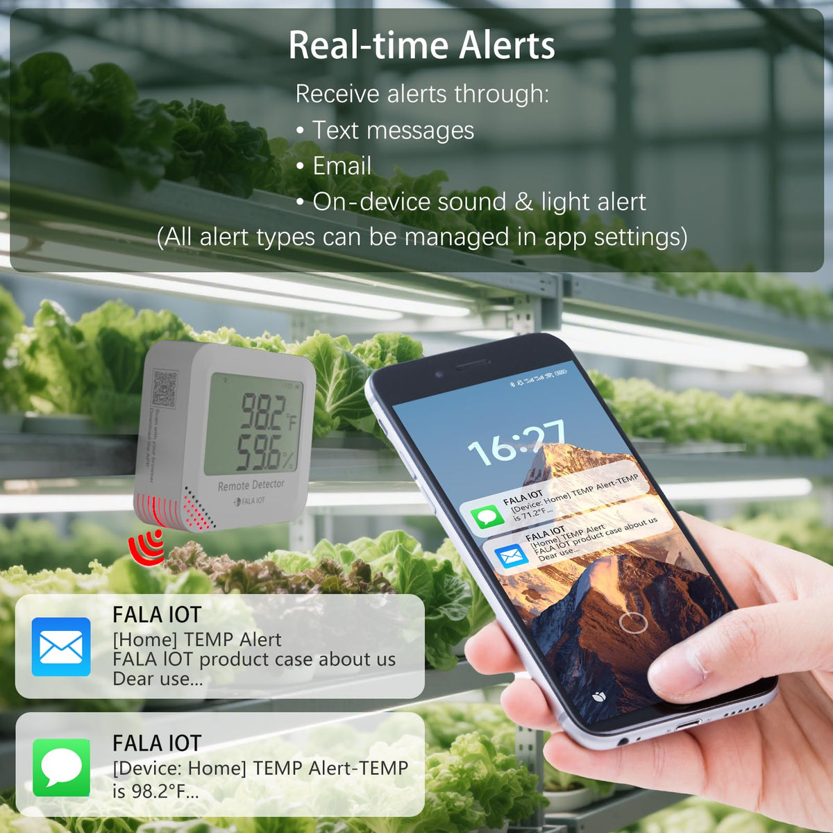 WiFi Temperature and Humidity Monitor with Remote Alerts