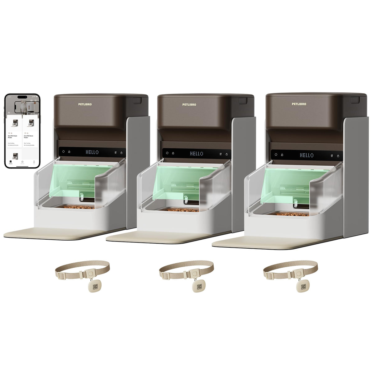 RFID Automatic Cat Feeder with Collar Tag Meal Access