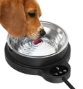 Heated Pet Water Bowl with Temperature Control and Timer