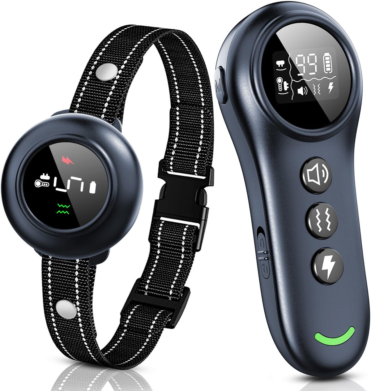 Smart Dog Training Collar with Remote and Anti Bark Modes