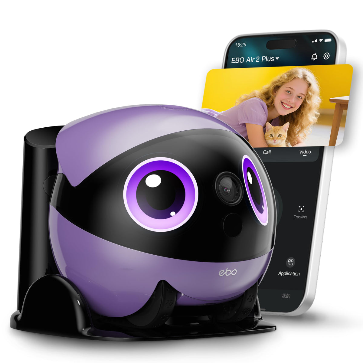 3K Pet Camera Robot for Indoor Security and Home Monitoring