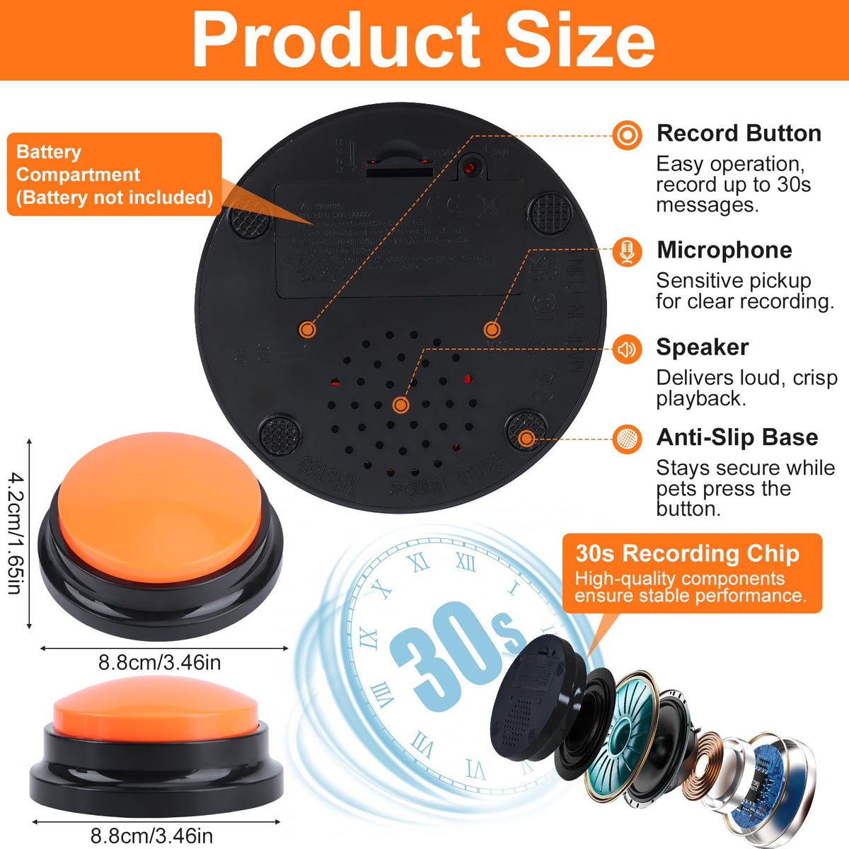 Dog Talking Buttons for Pet Communication and Training