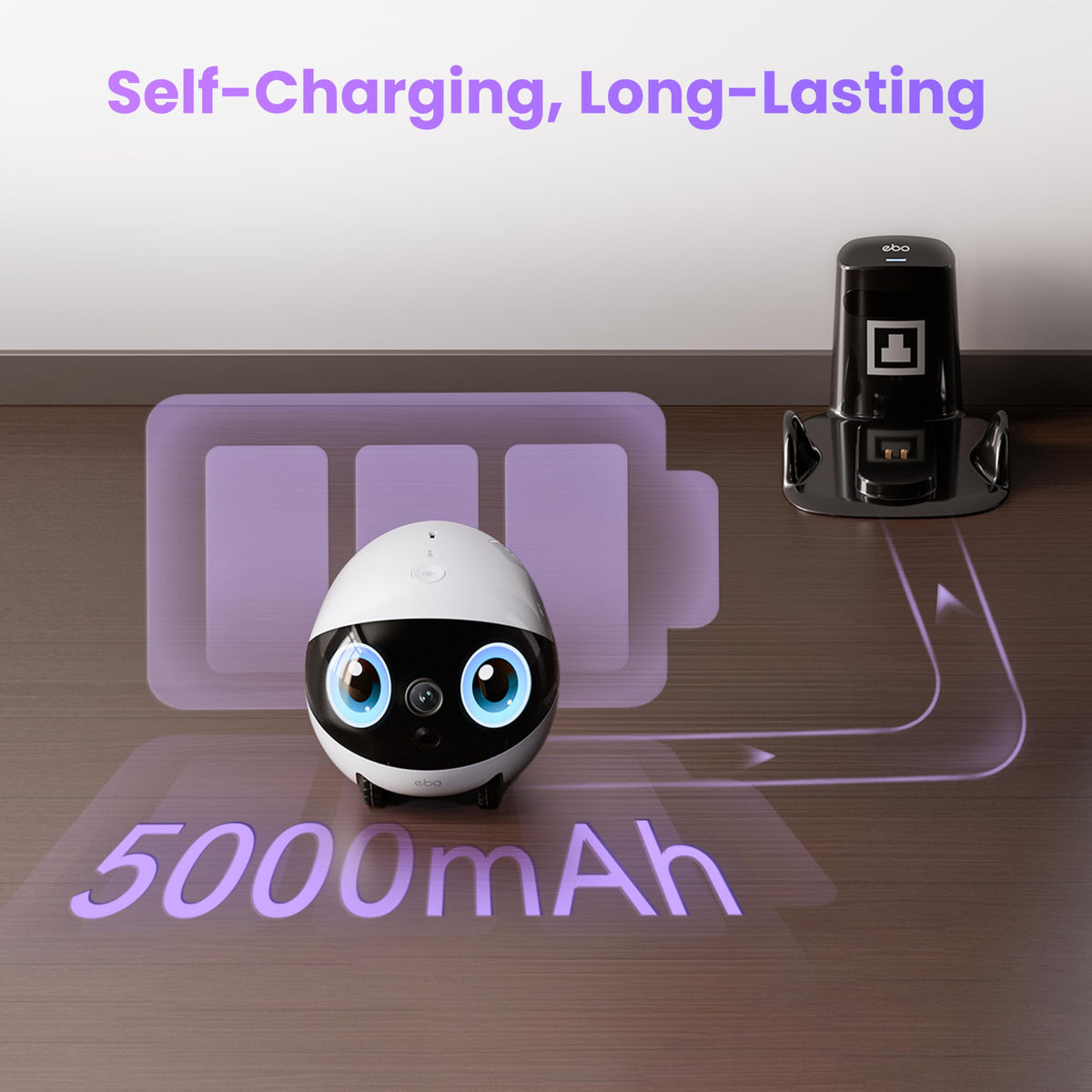 3K Pet Camera Robot for Indoor Security and Home Monitoring