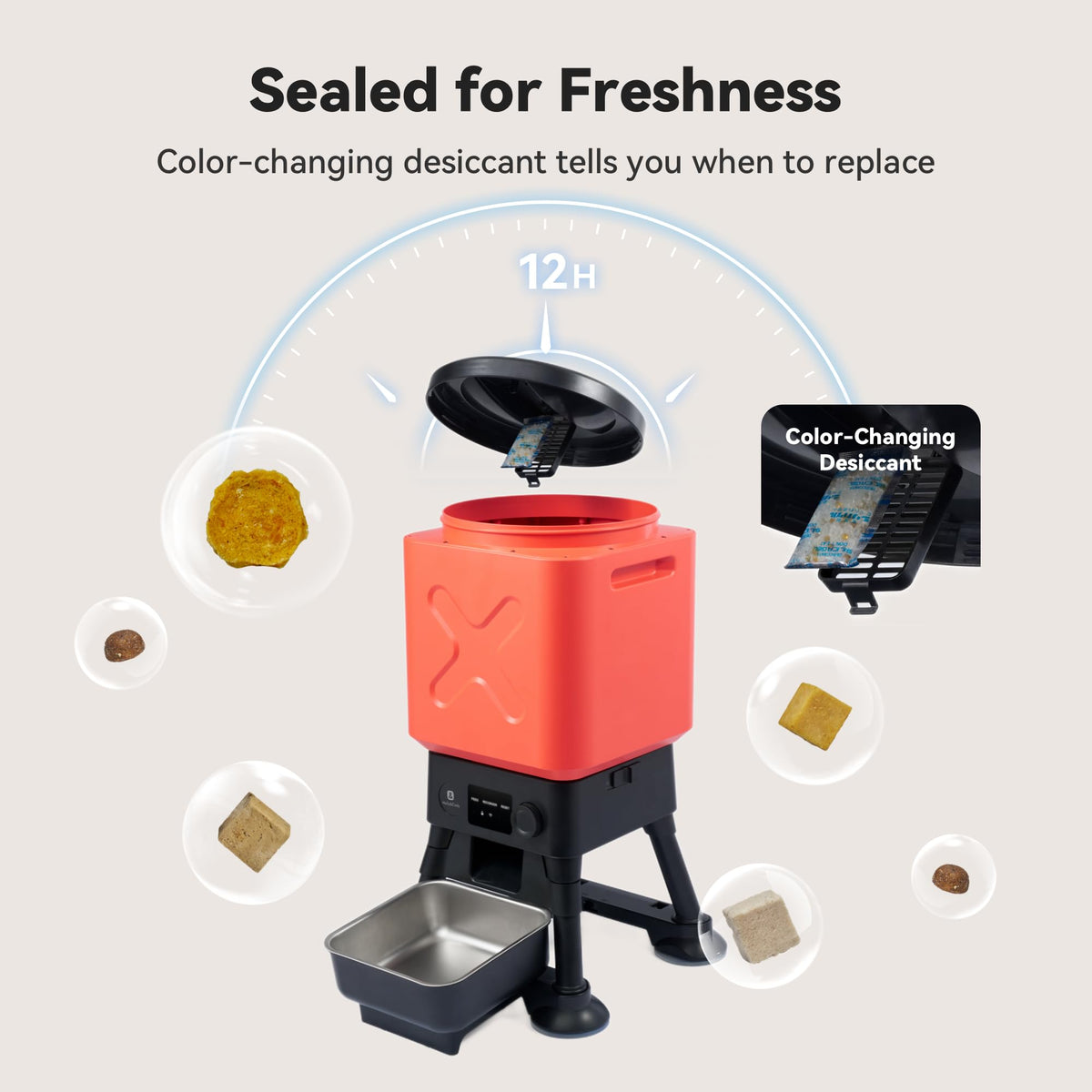 14L Large Capacity Automatic Dog Feeder for Large Dogs