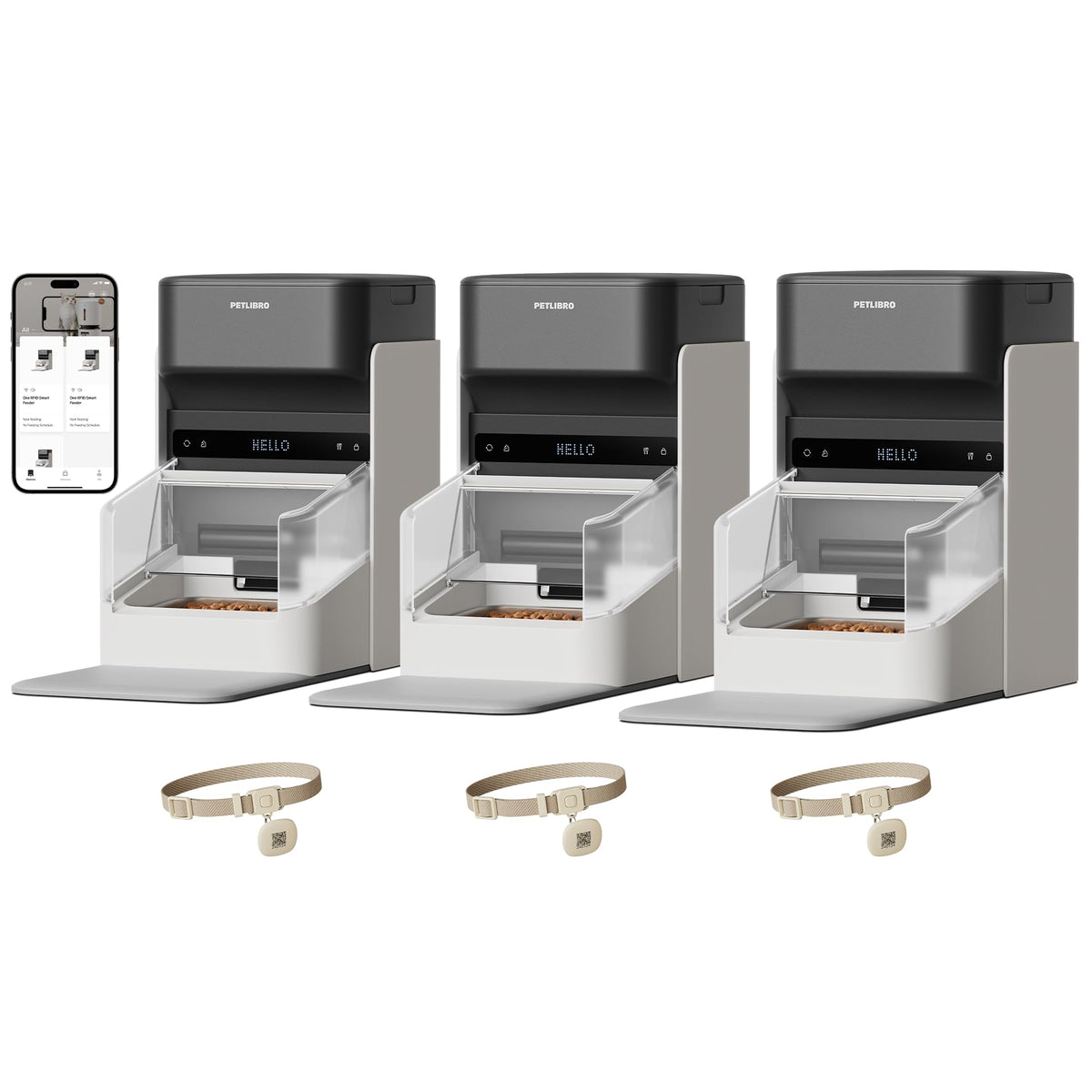 RFID Automatic Cat Feeder with Collar Tag Meal Access