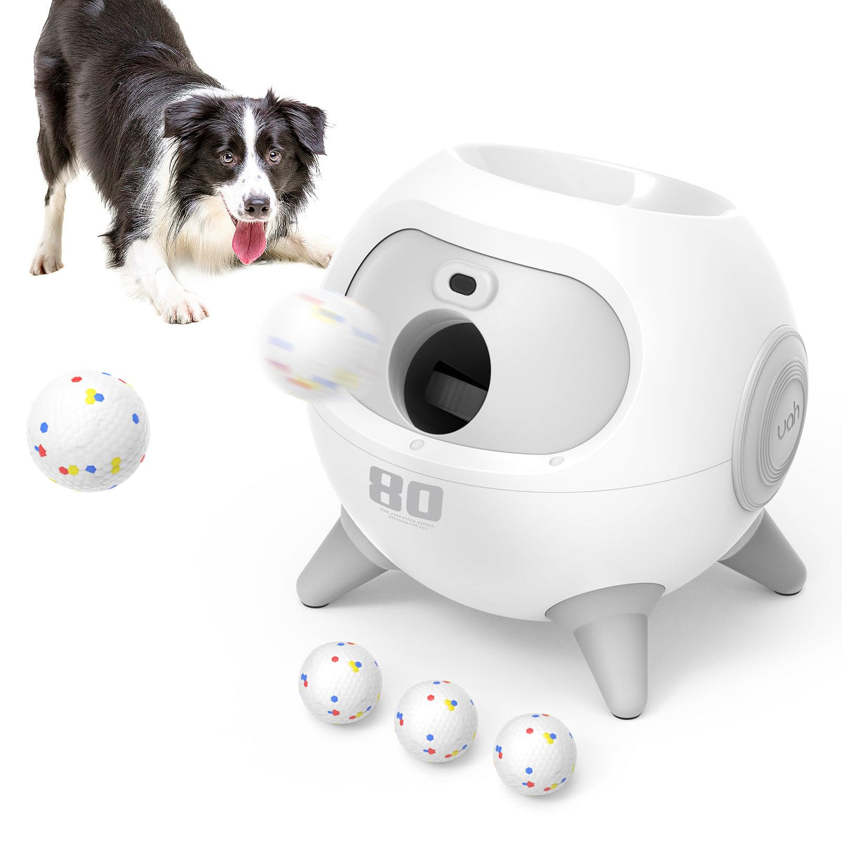 Automatic Dog Ball Launcher with Obstacle Detection and 4 Balls