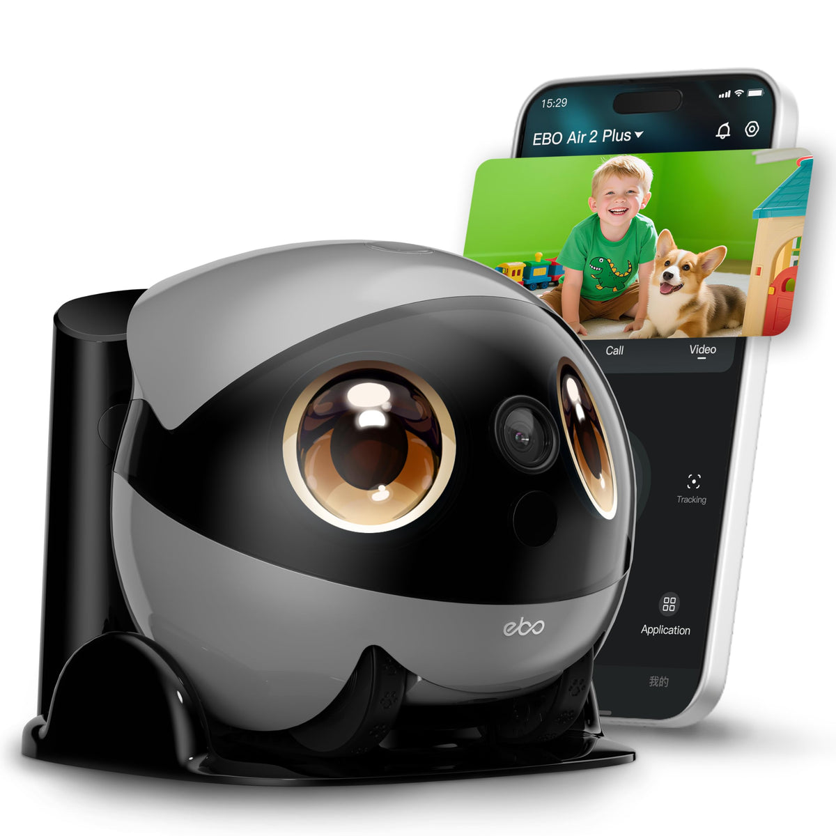 3K Pet Camera Robot for Indoor Security and Home Monitoring