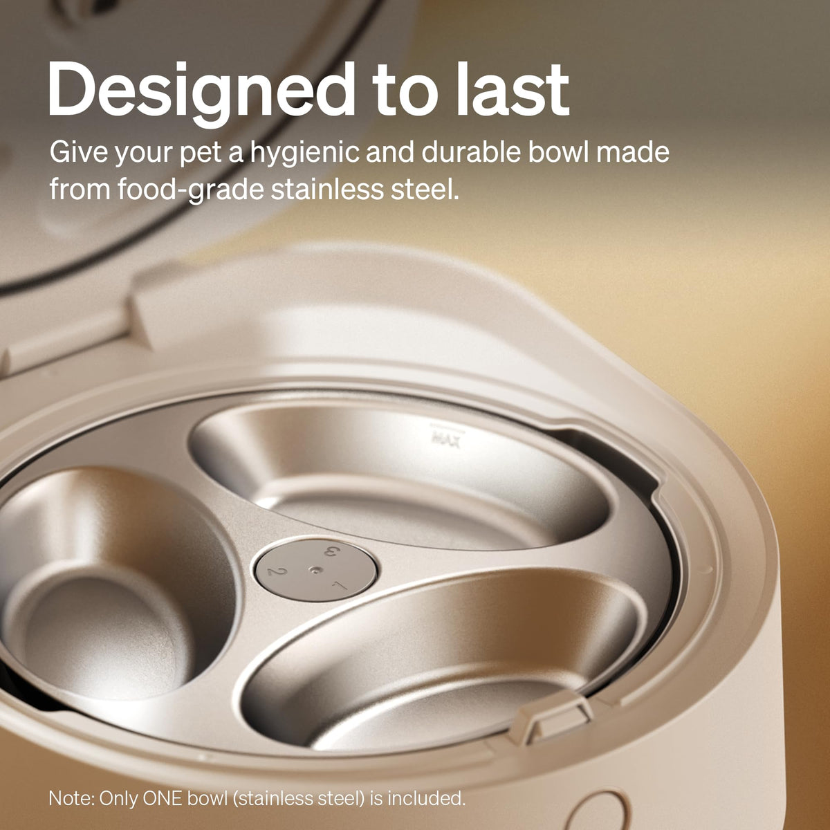 Automatic Wet Food Cat Feeder with Stainless Steel Bowl