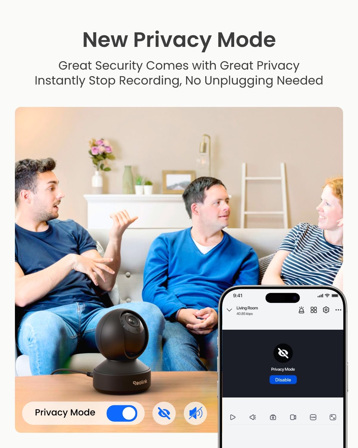 5MP Indoor Pet Camera with Optical Zoom and Auto Tracking
