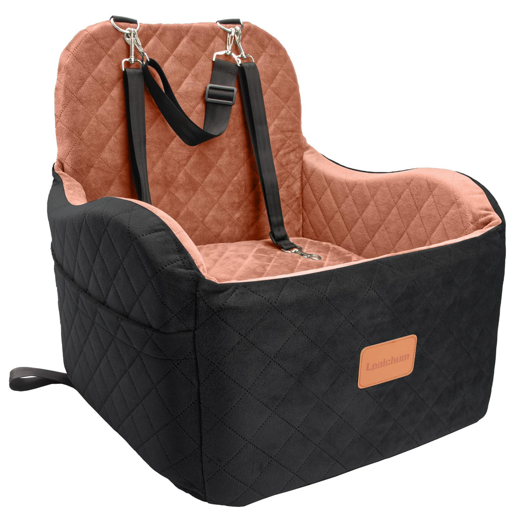 Portable Dog Booster Car Seat with Washable Elevated Cushion