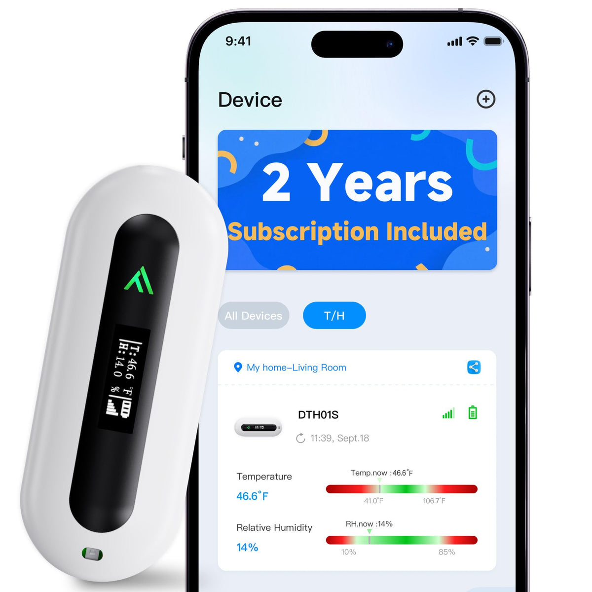 4G Pet Safety Temperature Humidity and Power Outage Monitor