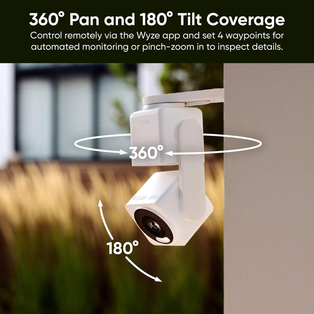 4K Smart Pan Security Camera for Indoor Pet Monitoring