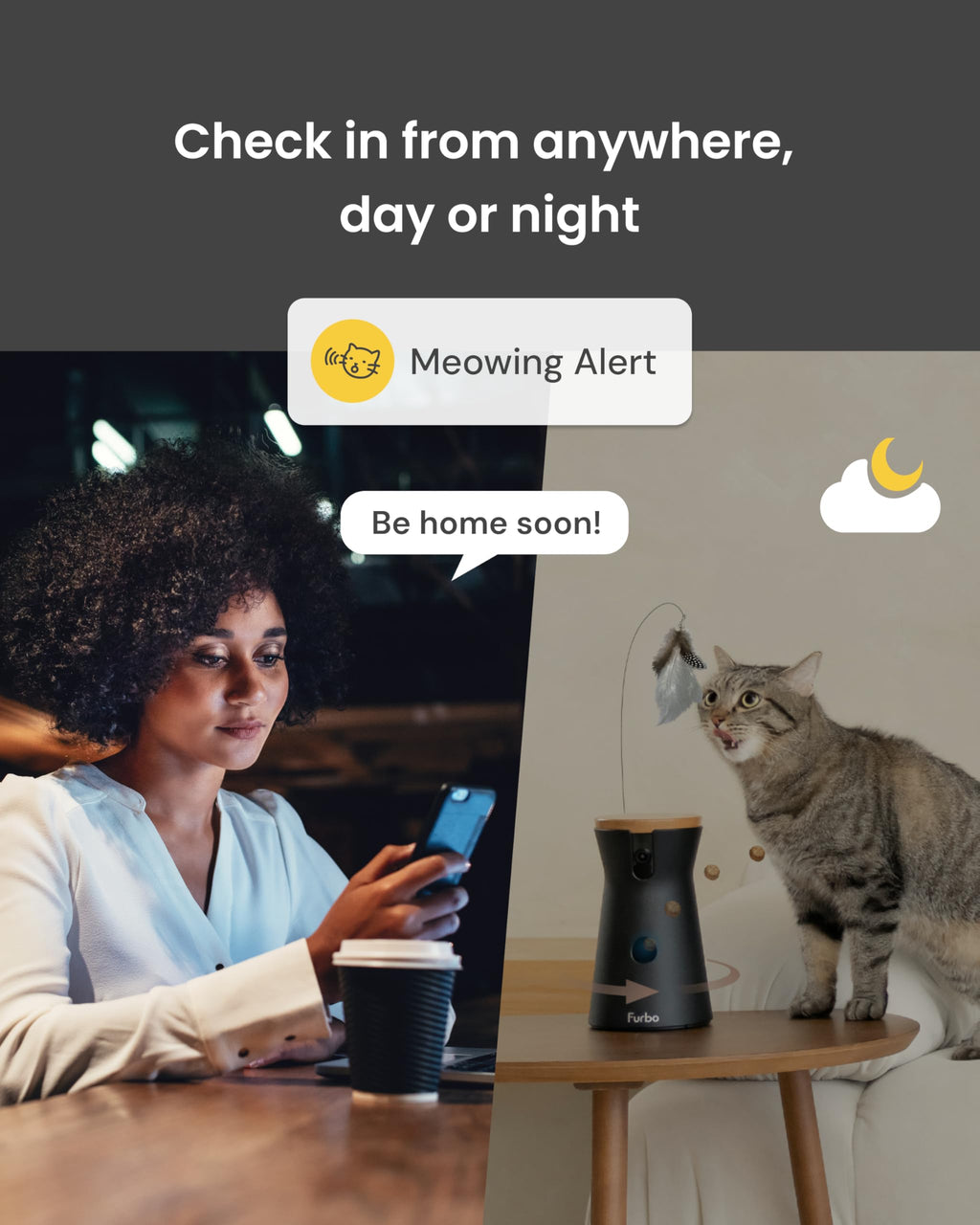 360 Degree Smart Pet Camera with Remote Monitoring