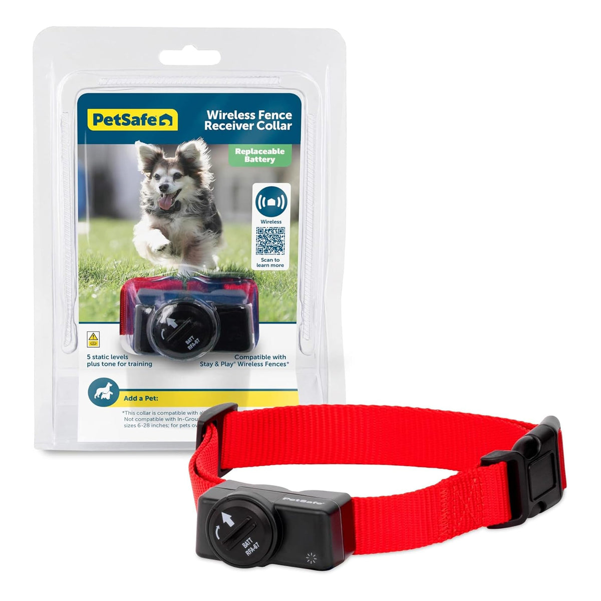 Wireless Dog Fence System with Adjustable Pet Boundary
