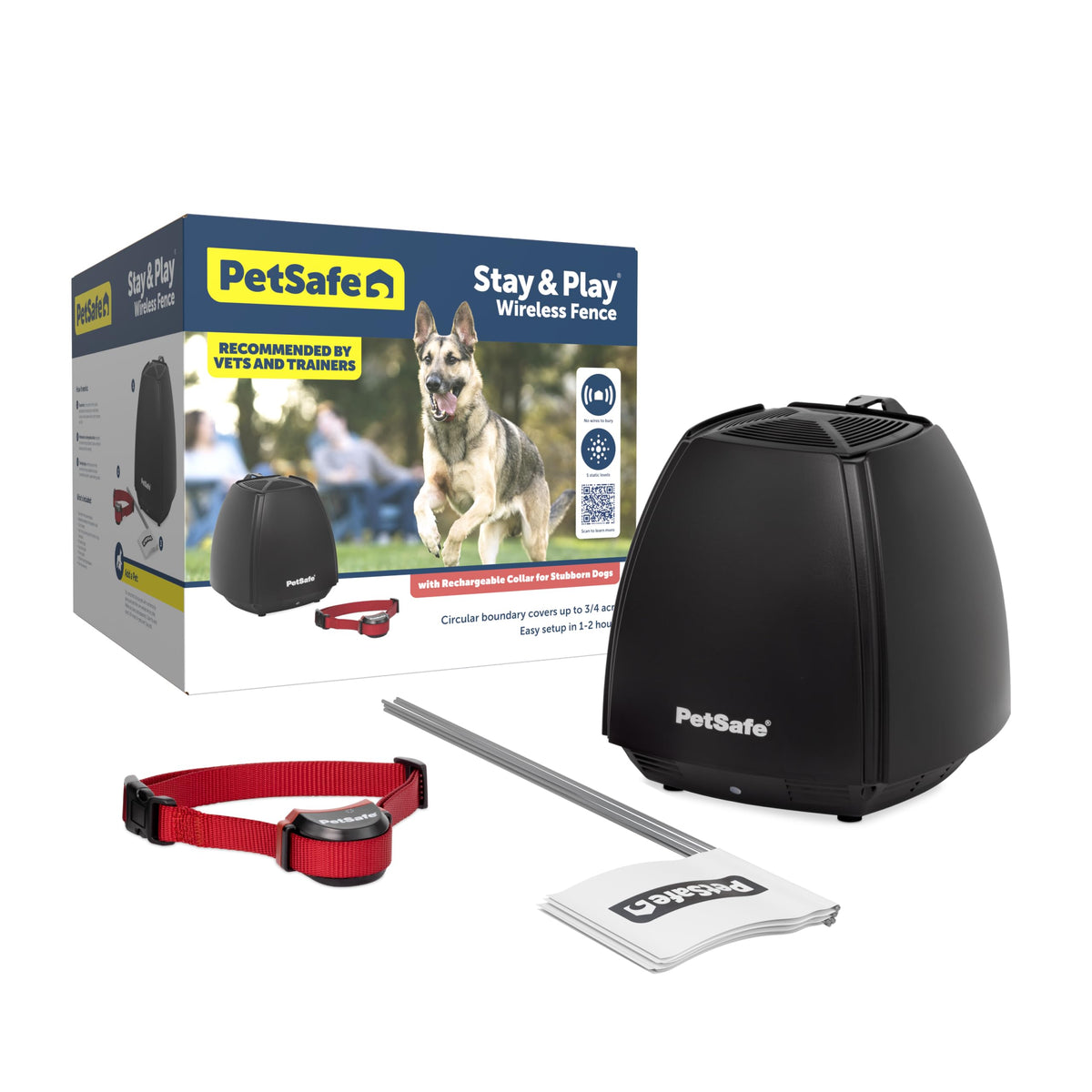 Wireless Pet Fence with Waterproof Rechargeable Training Collar