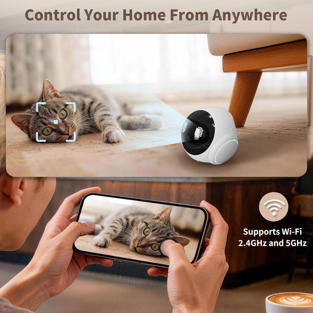 Moving Pet Camera with App Control and Remote Monitoring