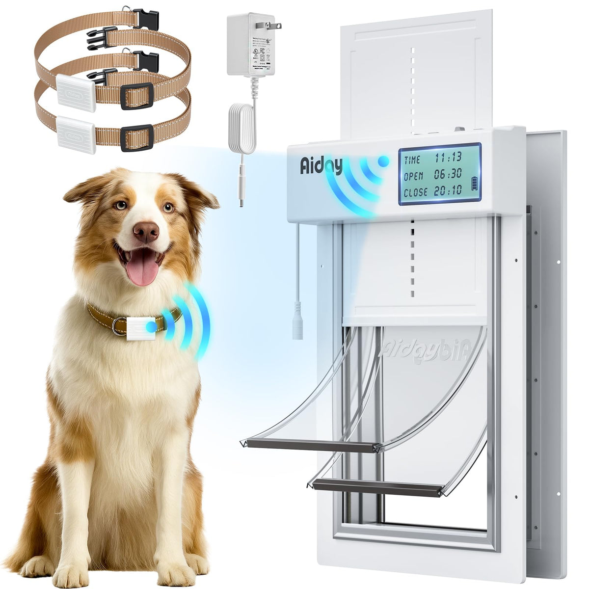 Automatic Smart Dog Door for Secure Pet Entry and Access