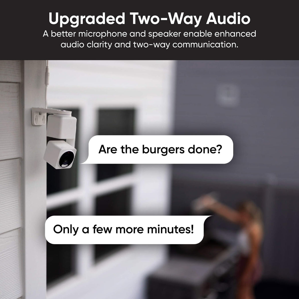 4K Smart Pan Security Camera for Indoor Pet Monitoring