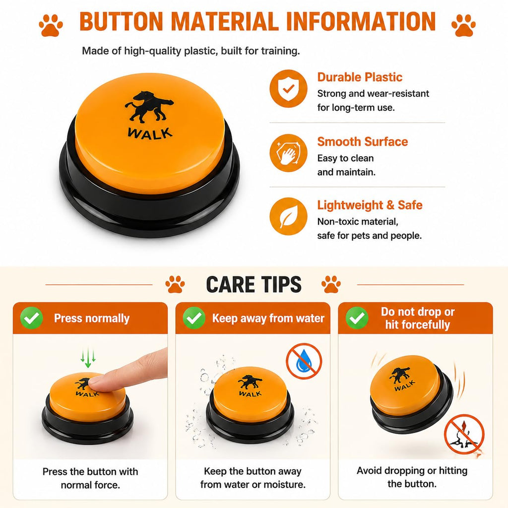 Dog Talking Buttons for Pet Communication and Training